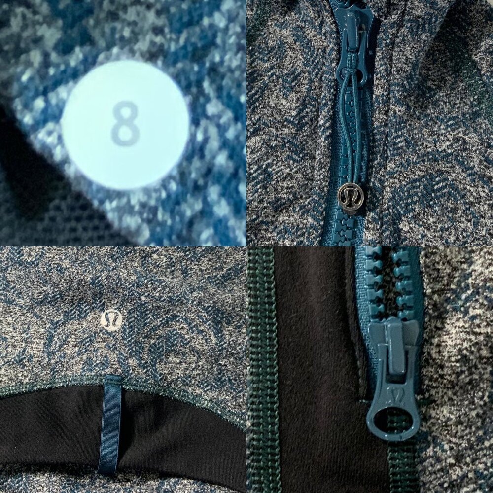 Lululemon Define Jacket Brushed 8 Herringbone Alb… - image 4